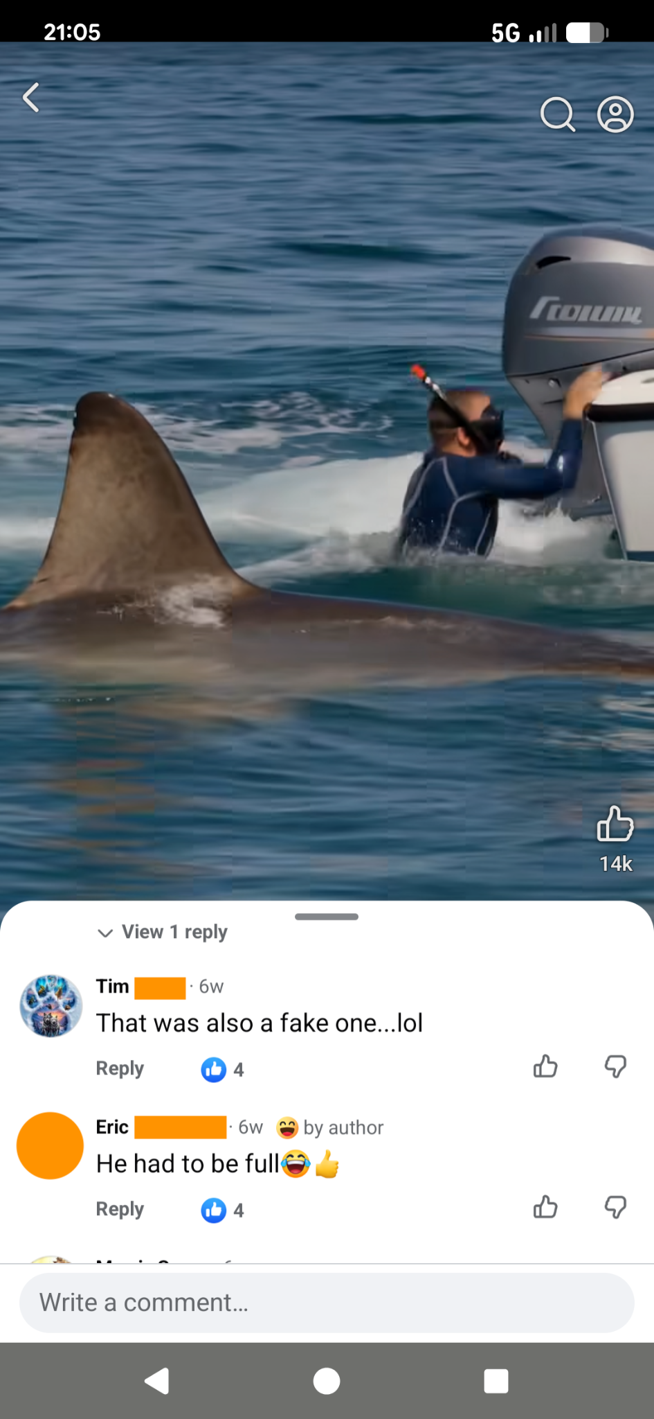 AI-generated social media post